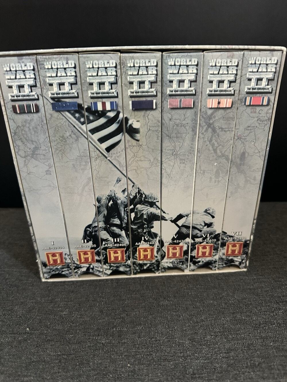 World War II The War Chronicles Complete 7 VHS Box Set History Channel WWII